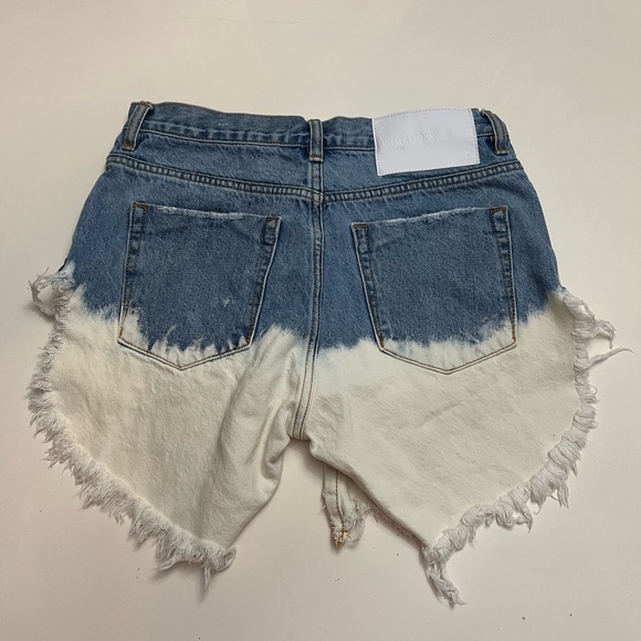 One Teaspoon Frankie shorts dip dye NWOT 26 - Picture 6 of 6